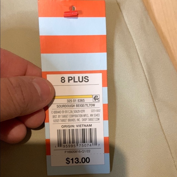 New cat and jack school uniforms Beige Pleated Skirt - Picture 7 of 9